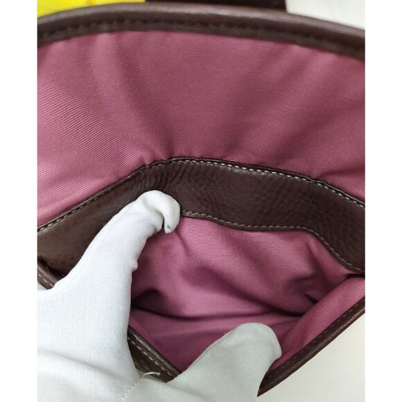 Coach Legacy Brown Pebbled Leather Turnlock Zipper Closure Wristlet -Coin Wallet - Picture 10 of 12